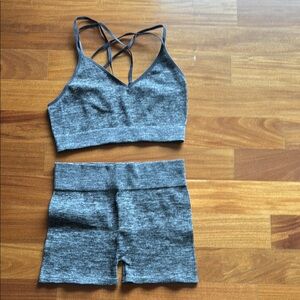 Bozzolo Gray Seamless Sports Bra Intimates